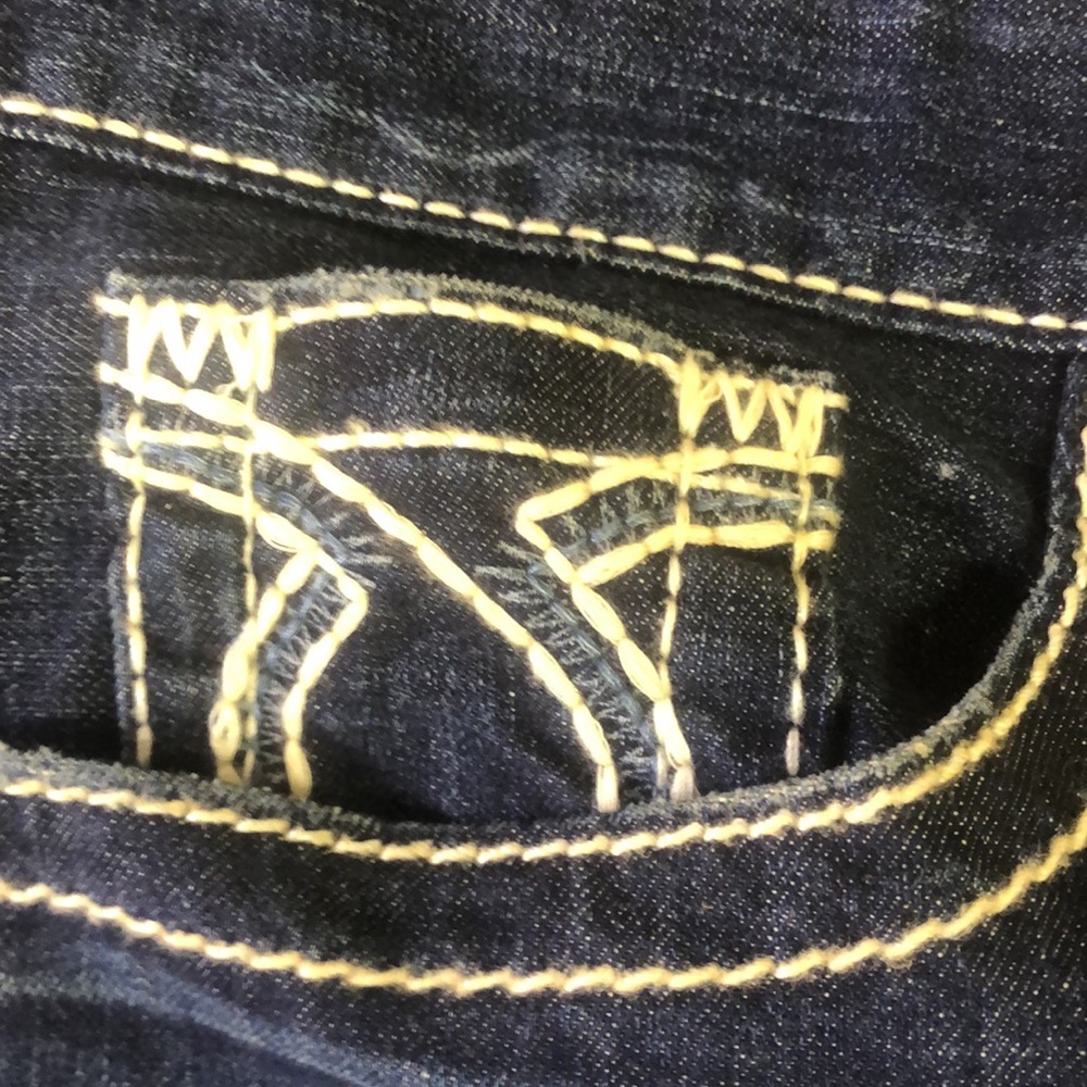 NWT Big Star Union Regular Straight Leg Jeans Denim Distressed Jeans - Picture 9 of 10